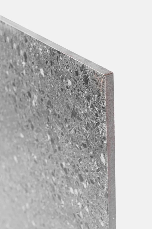 Terrazzo Black 600x600 Porcelain Tile - Image 4