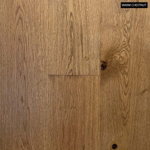 Warm Chestnut 2mm Veneer 14mm Engineered European Oak Flooring